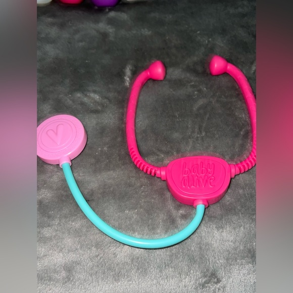 HASBRO Baby Alive STETHOSCOPE G-015D Pink Teal Magenta Doctor Play - Picture 1 of 9